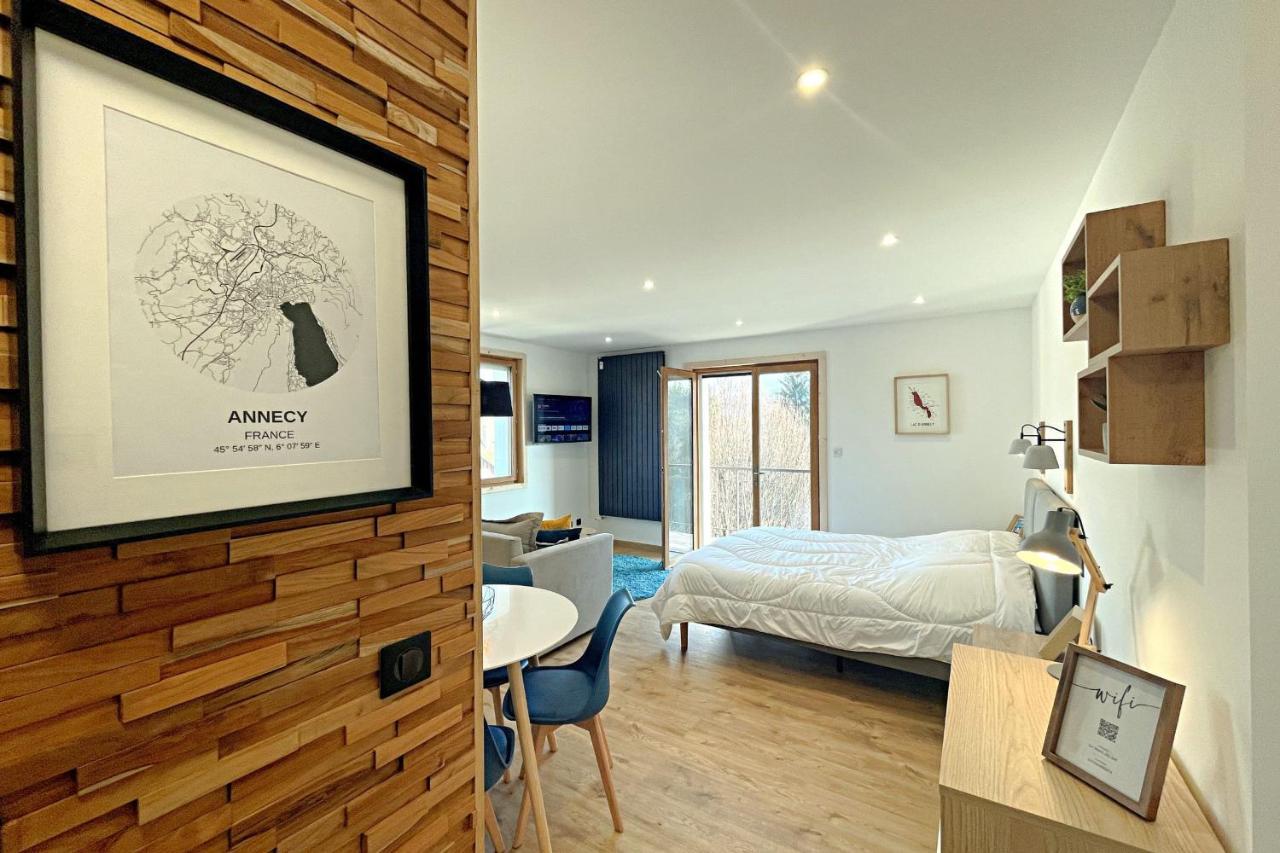 L'Albigny - Lovely Studio - 150 M Beach Annecy Eksteriør billede